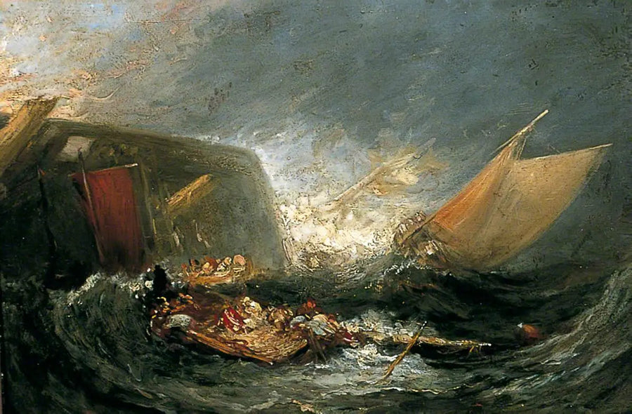 Relitto di una nave da trasporto - J. M. W. Turner