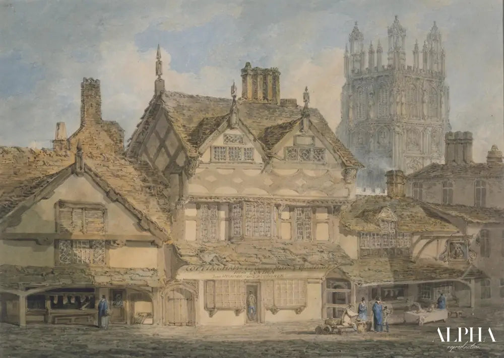 Wrexham, Denbighshire - William Turner - Reproductions de tableaux et peintures haut de gamme