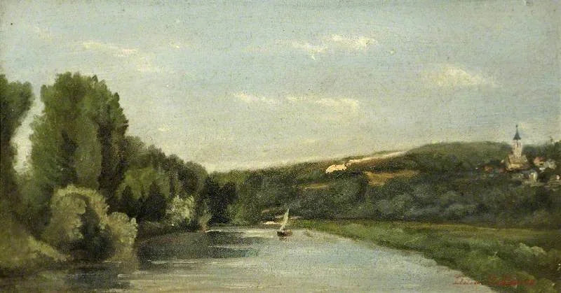 Yacht sulla fiumara - Stanislas Lépiné