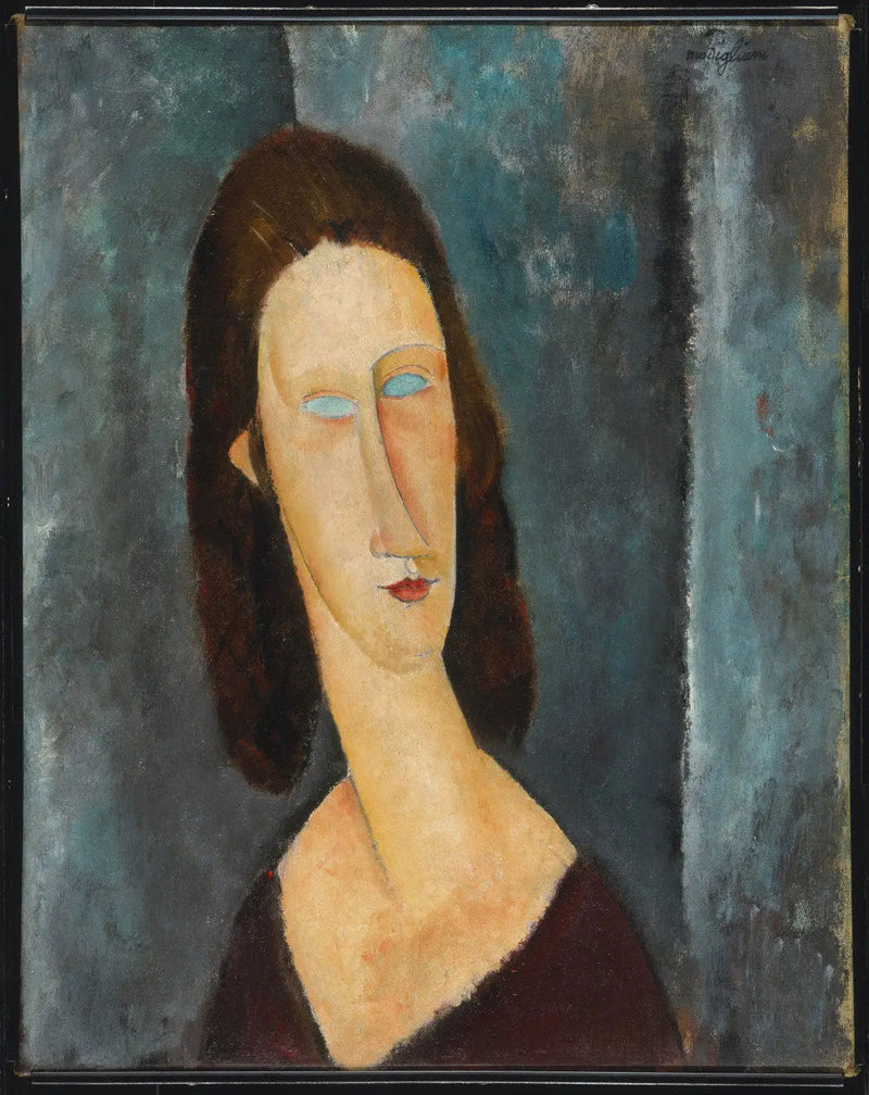 Occhi blu (Ritratto di Madame Jeanne Hébuterne) - Amedeo Modigliani