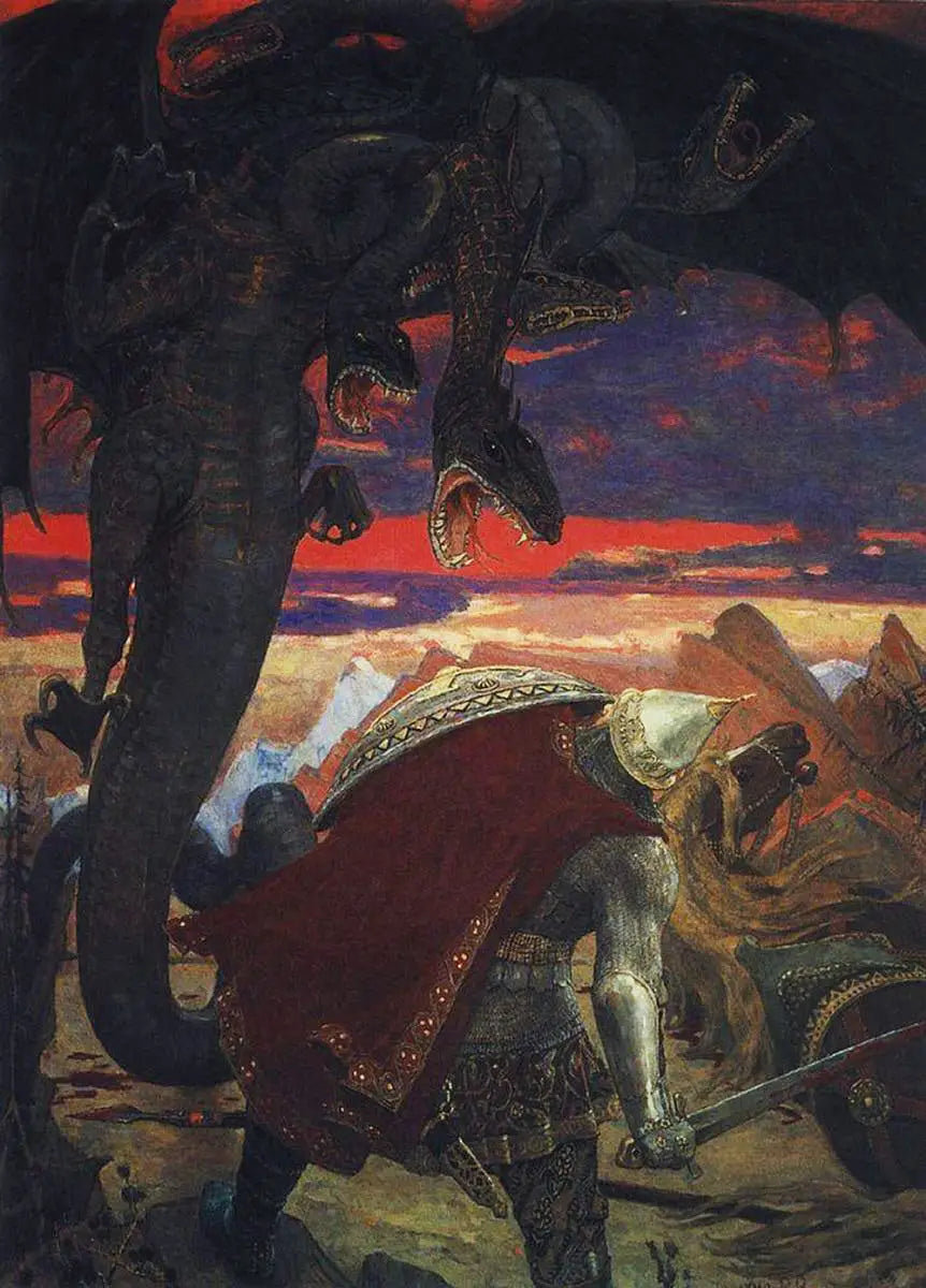 Zmey Gorynych - Viktor Vasnetsov - Alpha Reproduction