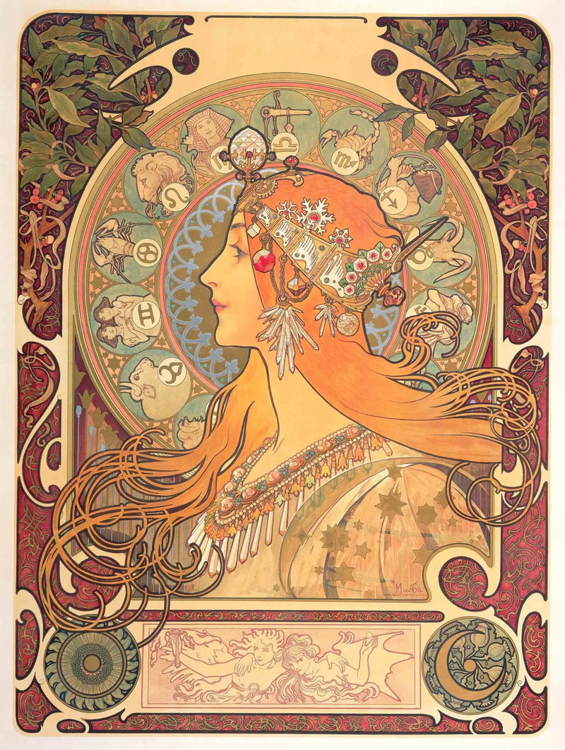 Zodiaco - Alphonse Mucha