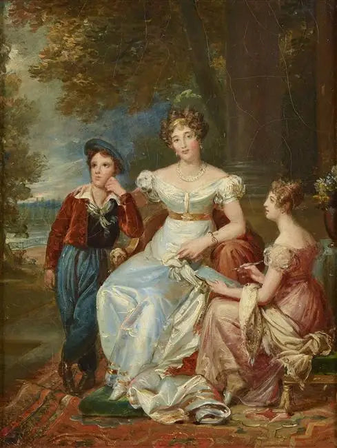 Zoé Talon, contessa del Cayla e i suoi due figli - François Gérard