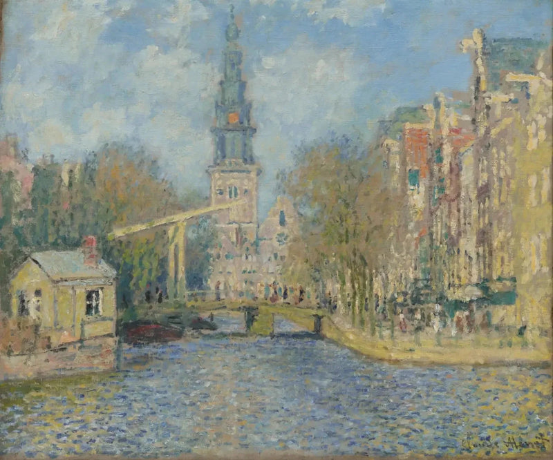La Zuiderkerk di Amsterdam W309 - Claude Monet